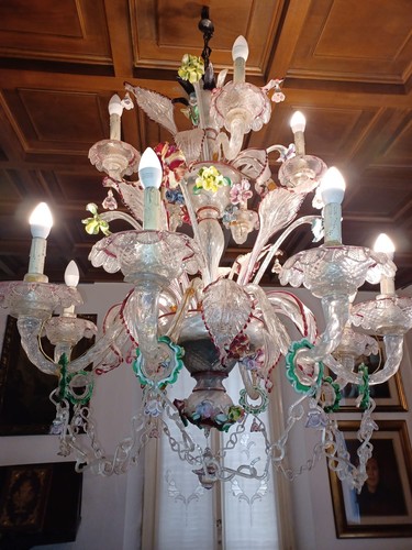 Lampadario murano antico - lampadario,