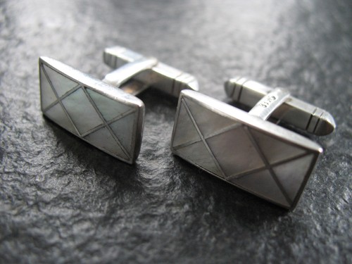 Gemelli argento 835 franz - 835,