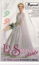 Calendarietto - magnani - mosa sposa - san romano - pisa - anno 1998