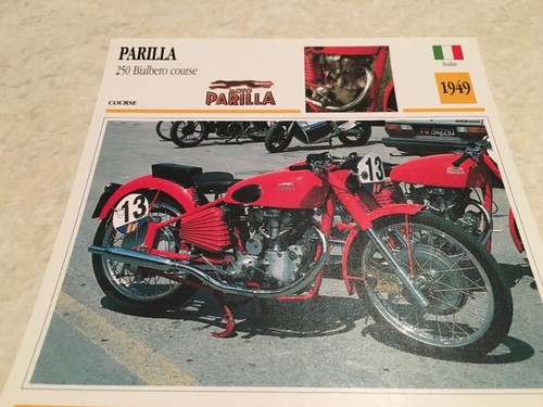 Carta moto parilla - carta, 250