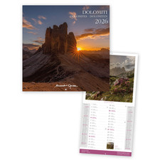 Calendario Da Parete Dolomiti 2026 30×30 Centimetri By Akena DO26LP