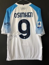 Maglia Napoli autograta match issued Osimhen foto prova jersey stock pro serie a