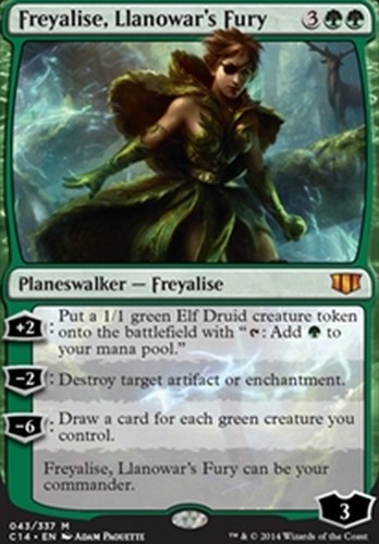 Freyalise llanowar fury - fury, ~