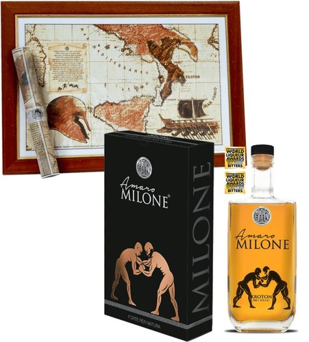 Amaro milone gift box con - in,