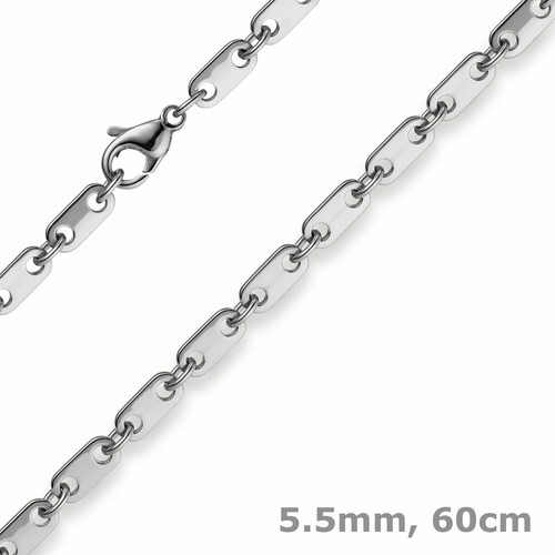 Collana catena placca - collana, in
