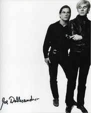 Joe Dallesandro Signed Photo Andy Warhol Superstar Autographed American Actor 