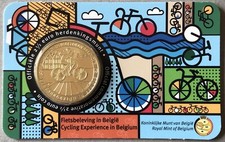 BELGIO 2023 ESPERIENZA CICLISTICA CICLISMO BICICLETTA COINCARD MONETA 2,5 EURO