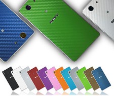 Custodia in fibra di carbonio testurizzata per Sony Xperia Z3 & Z3 Compact decalcomania