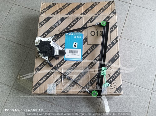 Alzavetro elettrico lato - , sx