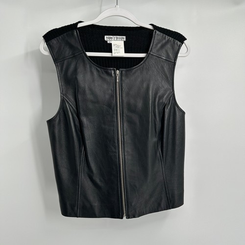 Gilet donna old money pelle - gilet,