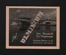 ULM, pubblicità 1940