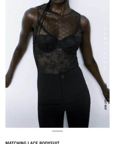 Body zara nero - nero, in