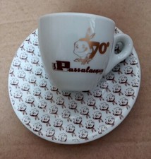 PUBBLICITÀ Raro SET TAZZINE DA CAFFÈ 70° ANNIVERSARIO PASSALACQUA ORIGINAL NUOVE