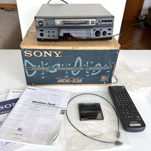 Sony mds s38 - minidisc, deck