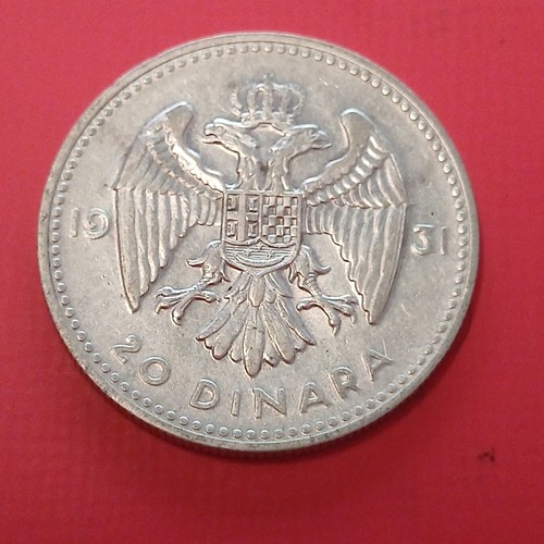 Jugoslavia moneta dinari - jugoslavia, 20