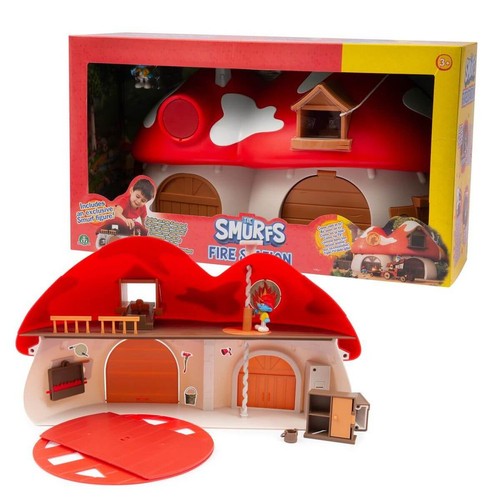 Puffi playset caserma dei - playset,
