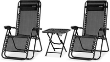 Set Di 2 Sedie Reclinabili Da