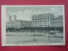 SARDEGNA : CAGLIARI (CA) PALAZZO COMUNALE E RINASCENTE VISTI DAL MARE  ANNO 1939
