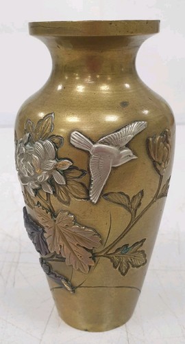 Vase soliflore bronze argent - soliflore,