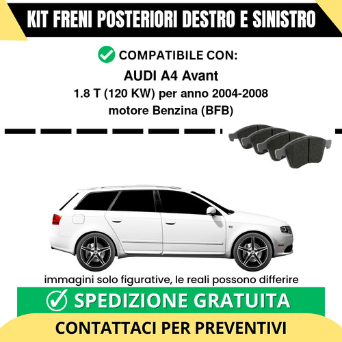 Pastiglie freno posteriori - pastiglie,
