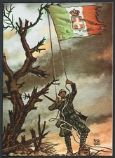 Cartolina Unione Monarchica Italiana Tempra di Paolo Caccia Dominioni