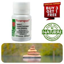 Neuropan Menta Biancospino Valeriana Compresse Aiuto Naturale Sonno Anti Stress Ansia