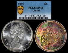 1965 Canada mezzo dollaro -