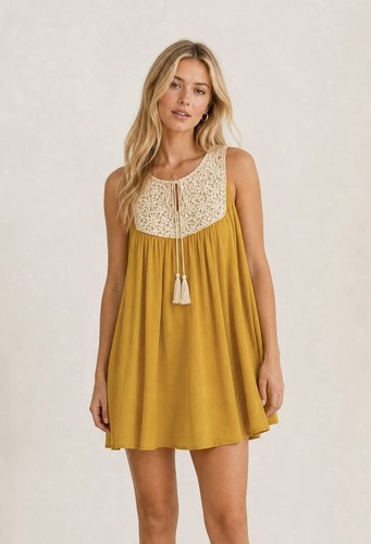 Mini abito donna - , uncinetto