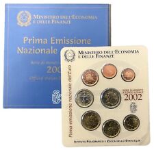 ITALIA 2002 - DIVISIONALE EURO 8 VALORI FDC DA 1 CENTESIMO A 2 EURO - COINS SET