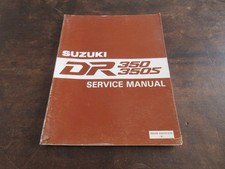 Suzuki DR350 DR350S Manuale