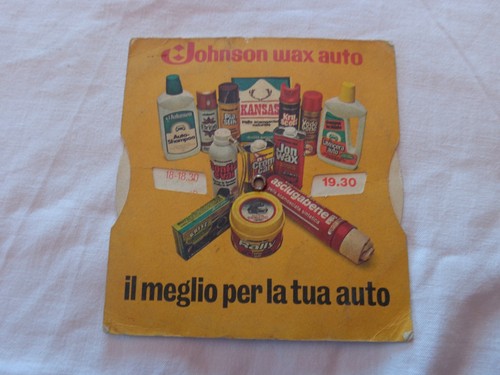 Johnson wax auto disco orario - wax,