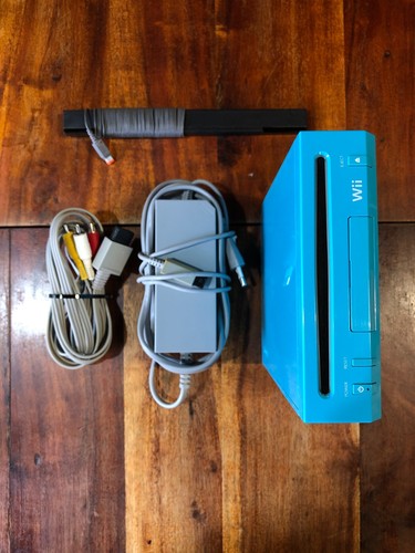 Console nintendo wii azzurra - console,