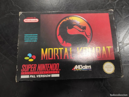 Mortal kombat super nintendo - mortal,
