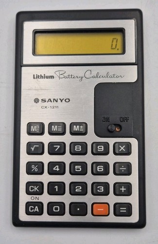 Sanyo 1211 calcolatrice - sanyo,