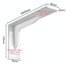 Set 2 Staffe Triangolari Ferro