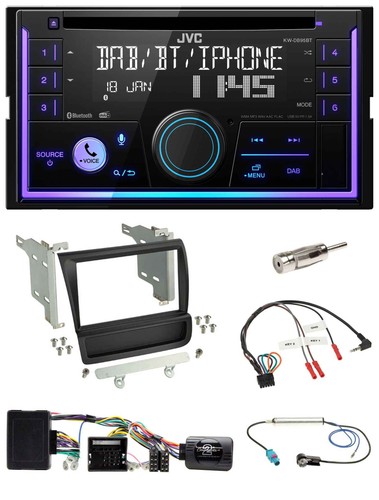 Jvc volante usb 2din dab - volante,