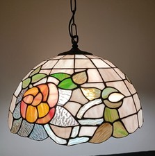 Lampadario tiffany vetro - lampadario, "tiffany"