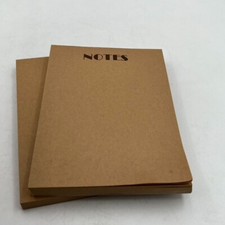 Art Deco Brown Note Pad Carbon