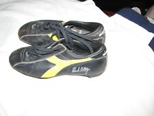 Vintage Diadora Roberto Bettega  scarpe shoes genuine leather '70s oldschool