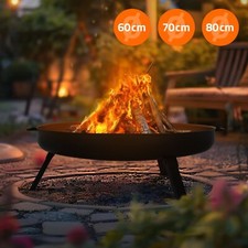 Ciotola da fuoco acciaio nero