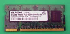Memoria RAM ELPIDA DDR2 512MB