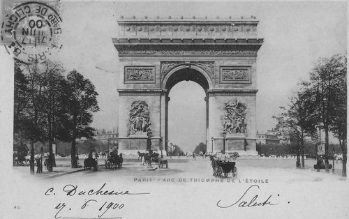 Cartolina carte postale parigi - cartolina,