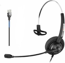 CALL CENTER HEADSET ARAMA A200 (C) CUFFIE PER TELEFONO FISSO CON MICROFONO
