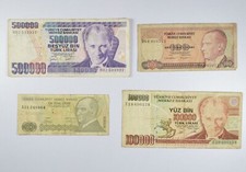 TURCHIA Lotto 4 Banconote 10