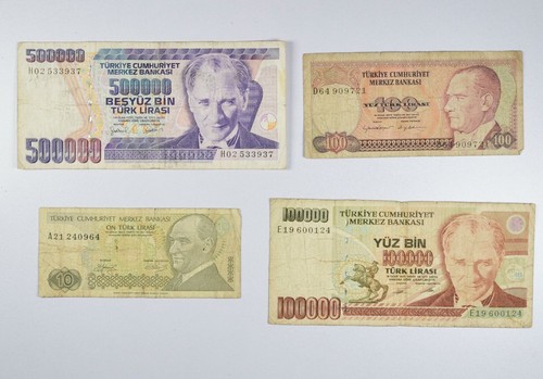 Turchia lotto banconote 10 - lotto, 4