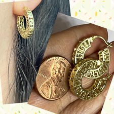 Orecchini huggie cerchio oro