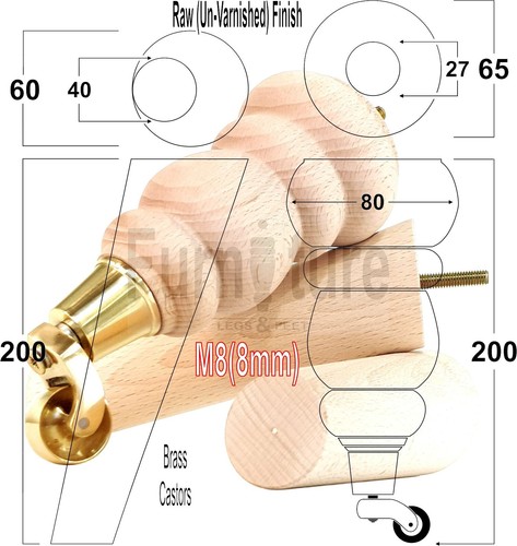 Gambe ruota per - per, mobili