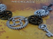 Collana steampunk macchine - collana,