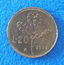 MONETA REPUBBLICA ITALIANA 20