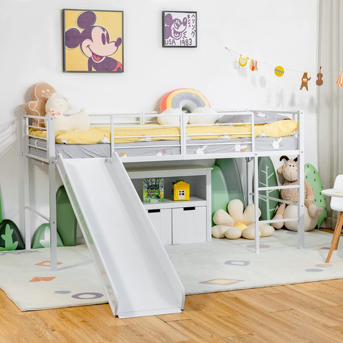 Letto singolo soppalco - letto, a